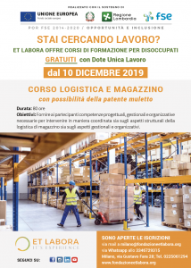 corso magazzino e logistica
